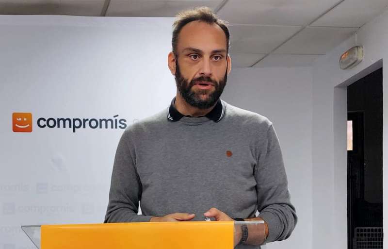 El portaveu local de Compromís per Sagunt, Albert Llueca. / EPDA