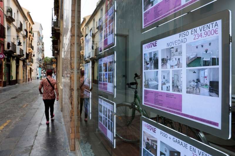 Imagen de una agencia inmobiliaria. /EPDA Imagen de una agencia inmobiliaria. /EPDA